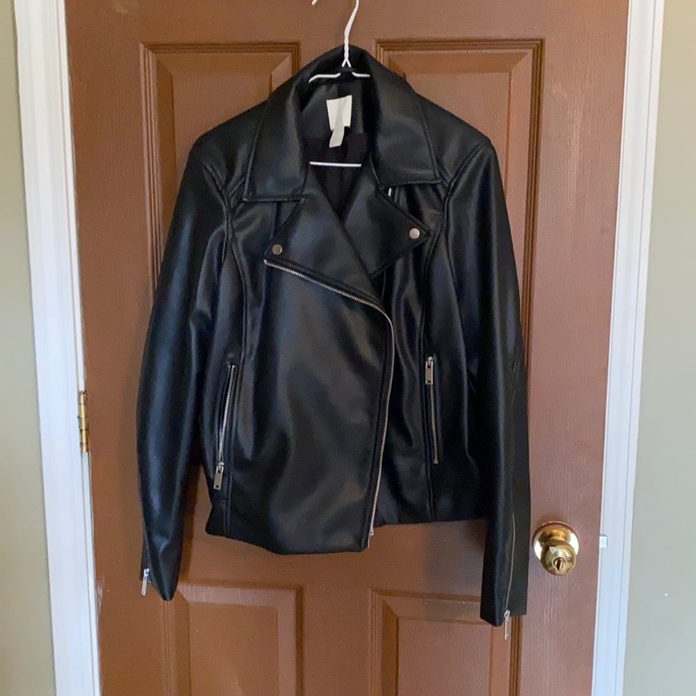 Faux Leather Jacket